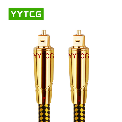 YYTCG Digital Audio Video Cables Optical Fiber optico Oxyacid Free Copper Audiophile HIFI DTS Dolby Enthusiast 7.1 Sound ► Photo 1/6