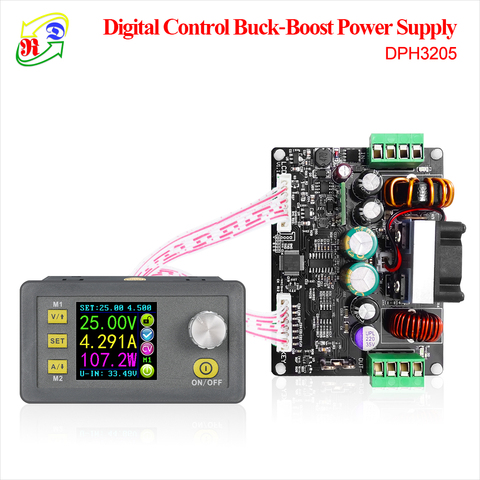 RD DPH3205 Buck-boost converter Constant Voltage current Programmable digital control Power Supply color LCD voltmeter 32V 5A ► Photo 1/5