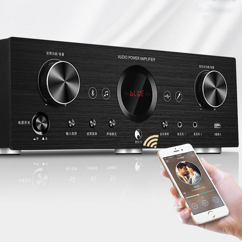 500W 220V household high power amplifier E2 digital 5.1 professional Bluetooth K song amplifier high fidelity decoding ► Photo 1/5