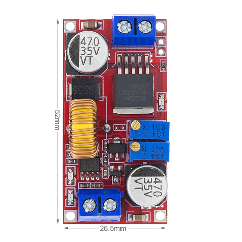 5A DC to DC CC CV Lithium Battery Step down Charging Board Led Power Converter Lithium Charger Step Down Module (hong) XL4015 ► Photo 1/5