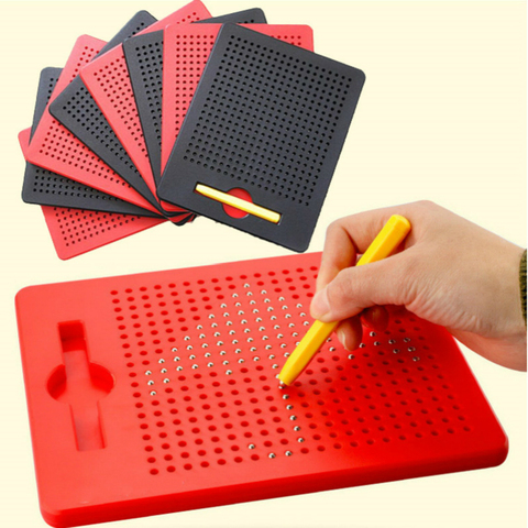 Magnetic Ball Drawing Board With Pen Kids Learning Drawing Sketch Pad Tablet Educational Toys For Children Adult Notebook Gift ► Photo 1/6