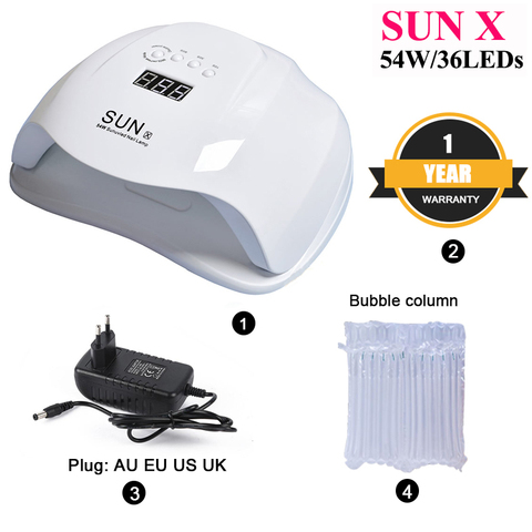 2022 UV LED Nail Lamp SUN Nail Dryer 54W/80W Quick Drying Nail Drill Polish Ice Nail Dryer Timing Strong Machine UV Hybrid Lamp ► Photo 1/6