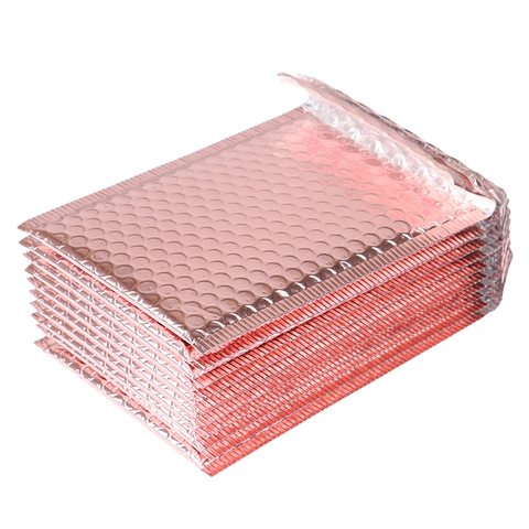 10Pcs 15x20 + 4cm Rose Gold Bubble Envelop Bubble Mailer Voor Gift ► Photo 1/6