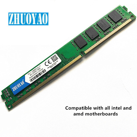 ZHUOYAO Memory RAM DDR3 8GB 1066mhz 1333mhz 1600MHZ PC3-8500 PC3-10600 PC3-12800 Desktop PC RAM Memory Memoria DIMM 8G ► Photo 1/2