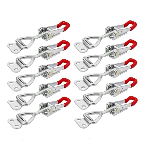 10 PCS Toggle Latch Clamp 4001 100Kg 220Lbs Holding Capacity Horizontal Type for Hand Tool for welding, jigging, repairing ► Photo 1/6