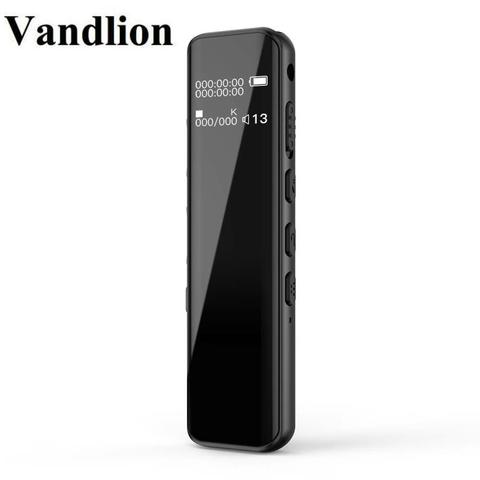 Vandlion Digital Activated Voice Recorder Hotkey Sound Audio Recording Double Microphones Noise Reduction Lock 3D Edge Screen ► Photo 1/6