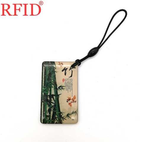 ID 125KHZ T5577 Rewritable Writable Blank Card Keyfob RFID Waterproof Token Tag Smart Keychain Door Keys Access Control Card 1 ► Photo 1/4