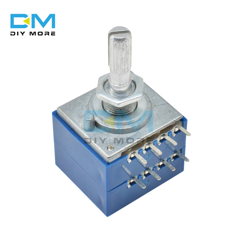 100K ALPS Rotary Potentiometer LOG RH2702 Audio Volume Control Pot Stereo W Loudness ► Photo 1/6