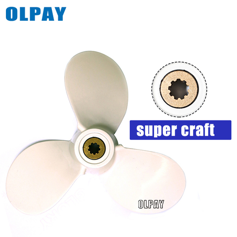 7 1/2x7-BA boat engine propeller for Yamaha 6E0-45943-01-EL,propeller for Hidea 4-6HP,propeller for Parsun 4-6HP ► Photo 1/5