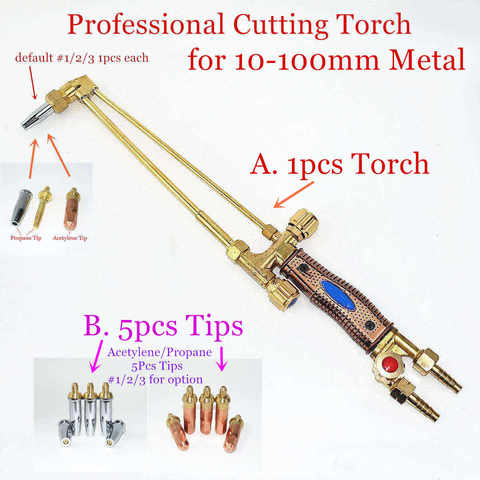 Professional Gas Cutting Torch 10-100mm Cutting Gun Oxygen Propane Acetylene Liquified Nature Gas G01-30 Metal Cutter ► Photo 1/6