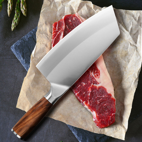 Sharp Stainless Steel Chopping Knife For Kitchen And Meat Cutting