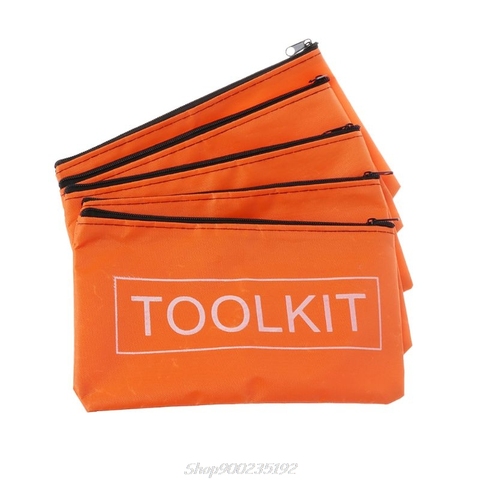 5pcs Zipper Storage Bags Waterproof Oxford Cloth Tool Bag Hardware Toolkits Au04 20 Dropship ► Photo 1/6