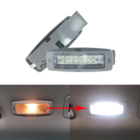 Led Rear Reading Map Dome Light Ceiling Lamp 3B0947291 B For VW Golf Passat Beetle Tiguan Caddy For Skoda Fabia Superb Seat Leon ► Photo 1/5