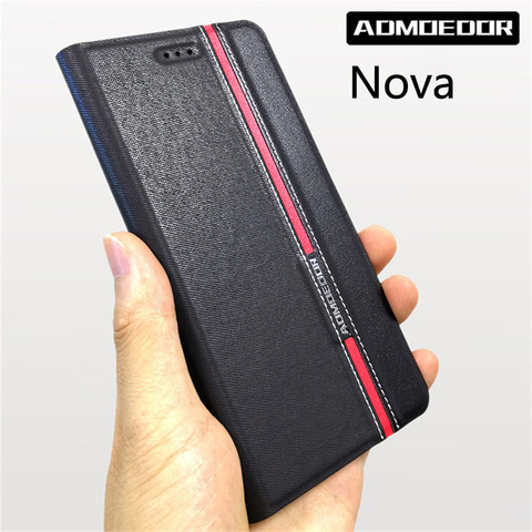 phone Case for huawei nova 2s 2i 3 3i 3e 4 4e 5 6 se 7i 5T 5z 5i pro Ultra thin Leather flip cover cases Wallet Style Stand ► Photo 1/6