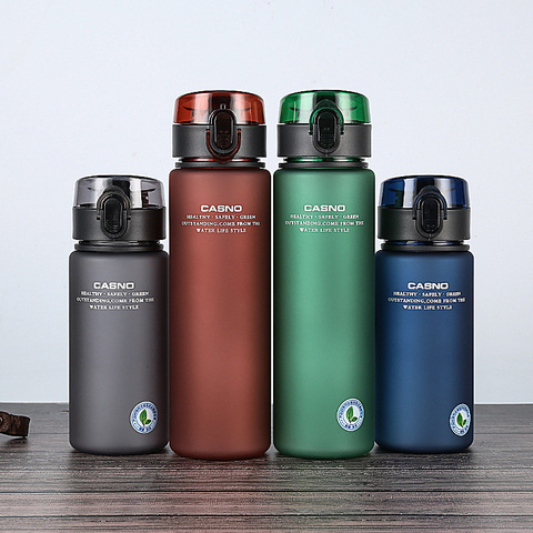 Brand BPA Free Leak Proof Sports Water Bottle High Quality Tour Hiking Portable My Favorite Drink Bottles 400ml 560ml free ► Photo 1/6