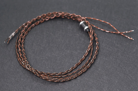 Upgrading and maintenance of semi-finished DIY cable of neotech frozen 7n single crystal copper upocc copper earphone 4-core ► Photo 1/3