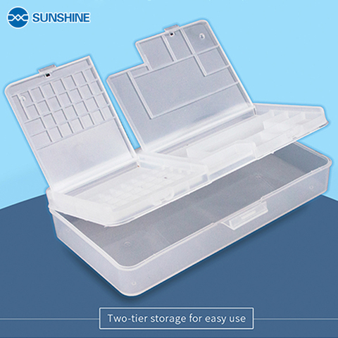 SUNSHINE SS-001A Multi-function Magic Box Mobile Phone LCD Screen Mainboard IC Component Plastic Organization Storage Box ► Photo 1/6