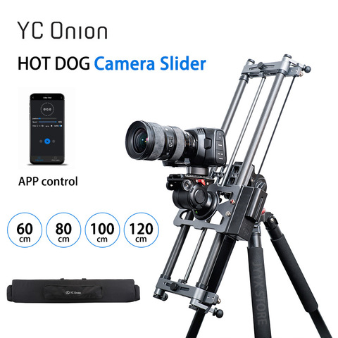 YC Onion Hot dog Motorized Camera Slider 3.0 Version Auto Slider Track Rail for Gimbal DSLR Movie Video 3/4/5 Axis App Control ► Photo 1/6