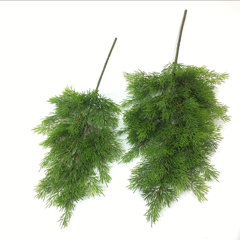 Artificial Green Cypress Tree Leaf Pine Needle Leaves Branch Christmas Wedding Home Office Hotel Decoration ► Photo 1/6