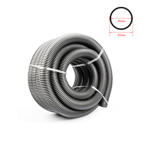 Vacuum Cleaner Thread Hose Straws Inner 38mm Outer 45mm Soft Pipes Bellows Vacuum Tube Accessories Gray ► Photo 1/5