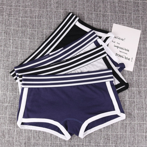 1pcs Women Color Shorts Tomboy Mid-waisted Neutral Underwear Cotton Boxer  Briefs Solid Knickers Tran Les Lesbian Boyshort - Price history & Review, AliExpress Seller - Vagal Store