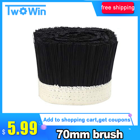 1M x 70mm Brush Vacuum Cleaner Engraving Machine Dust Cover For CNC Router For Spindle Motor. ► Photo 1/6