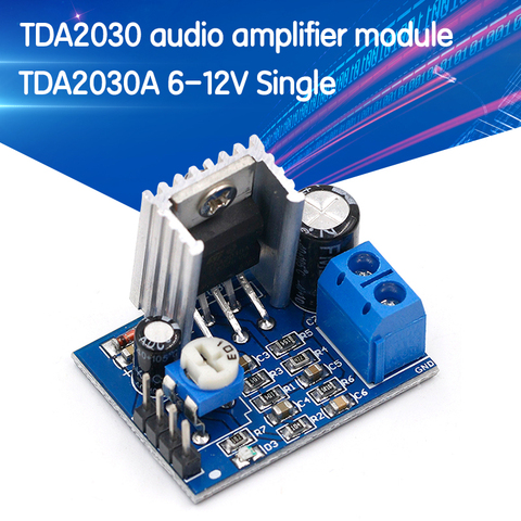 TDA2030 Module Power Supply TDA2030 Audio Amplifier Board Module TDA2030A 6-12V Single ► Photo 1/6