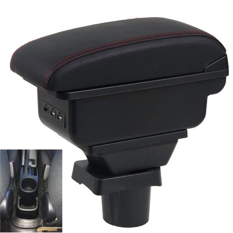 For Toyota Prius C Prius C armrest box central Store content Storage box Aqua armrest box USB interface ► Photo 1/6