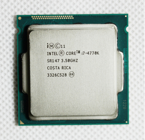 Intel Core i7 4770K SR147 3.5GHz Quad-Core CPU Desktop Processor ► Photo 1/1