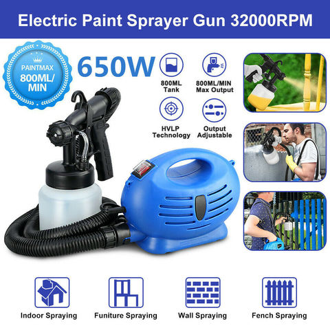 Multifunction 650W 800ML Airbrush with Compressor Airless Paint Sprayer HVLP Electric Spray Guns For Painting Wall Furnature ► Photo 1/6