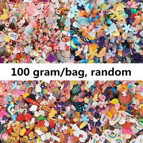 100g/lot Sugar Flower Animal Mix Lucky Bag Headwear Ornament Phone Case Decor Brooch Jewelry DIY Accessories ► Photo 1/5