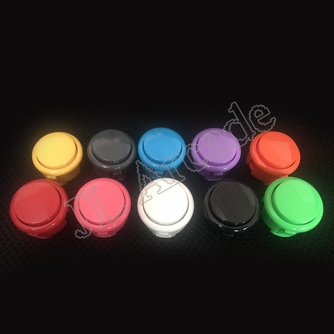 10 pcs Arcade 30mm Round Button Copy SANWA OBSF-30 Push Button JAMAE MAME DIY Parts ► Photo 1/6