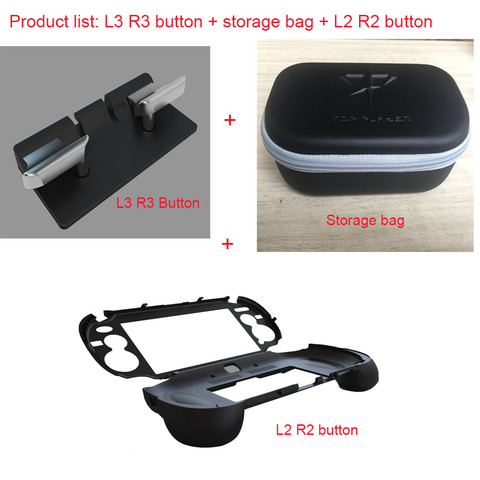 for PSV1000 PSV 1000 L3 R3 Hand Grip Game Console Stand Case with L2 R2 Trigger Button for PS VITA 1000 Storage bag streaming ► Photo 1/6