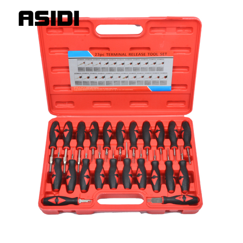 23pcs Car Universal Terminal Release Removal Tools Set Automotive Wiring Connector Crimp Pin Extractor For BMW Ford VW  PT1549 ► Photo 1/2