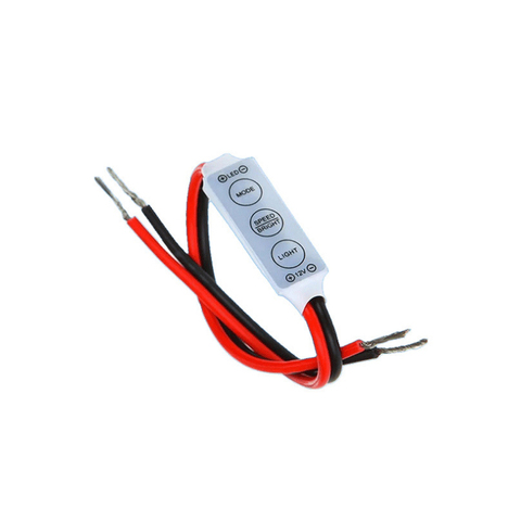 3 Buttons Mini Led Controller Singler Color Led Strip Lamp Controller DC5-24V ► Photo 1/1