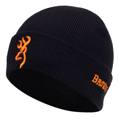 New BROWNING embroidery wool hat Fashion unisex warm ski hats autumn winter Casual Beanies Knitted Hat Hip-hop Skullies Hats ► Photo 1/6