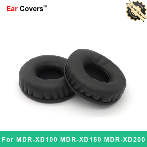 Ear Pads For Sony MDR-XD100 MDR-XD150 MDR-XD200 MDR XD100 XD150 XD200 Headphone Earpads Replacement Headset Ear Pad PU Leather ► Photo 1/6