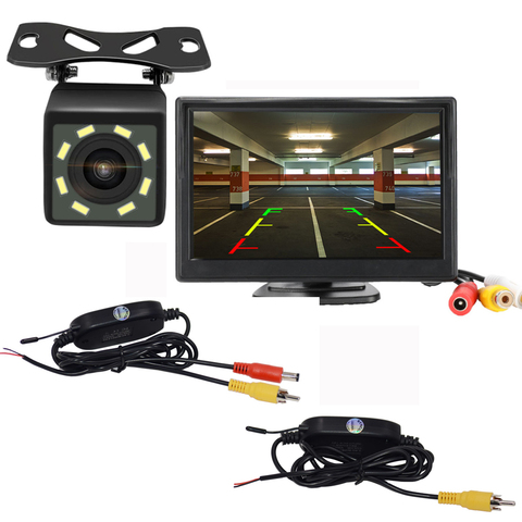 Wifi Wireless Rear View Camera Vehicle Folding Foldable Monitor Video System Car Parking Monitor With Reverse Camera ► Photo 1/6
