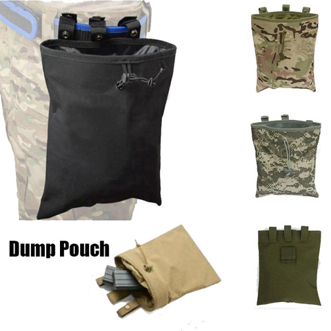 Tactical Molle Dump Pouch Military Magazine Ammo Drop Pouch Outdoor Paintball Utility Recovery Bag Pack Case Hunting Accessories ► Photo 1/6