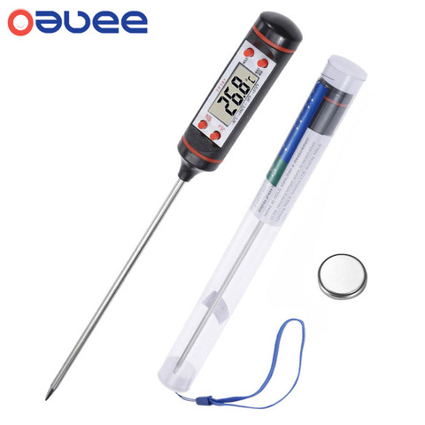 Electronic Digital BBQ Thermometer -50 To 300'C Instant Read Oven Thermometer Tools Probe Household Thermometer with Long Probe ► Photo 1/6