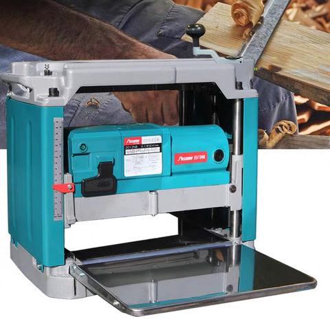 household wood planer thicknesser Electric planer woodworking planing machine blade Power Tools woodworking machinery planer ► Photo 1/6