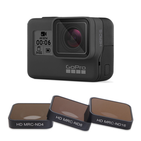 FOTOFLY Hero5/6/7 Camera Filter CPL/UV/ND 4 8 16/Red/Magenta/Yellow Filters For GoPro Hero 5 6 7 Black Action Camera Accessory ► Photo 1/6