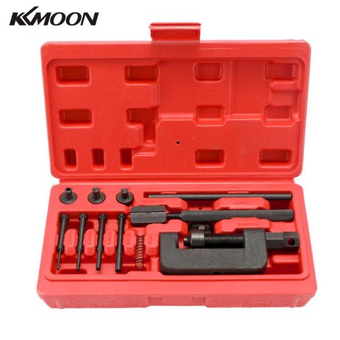 KKmoon Motorcycle Bike Chain Breaker Splitter Link Riveter Universal Bikes Riveting Tool Set Cycling Accessories with Carry Box ► Photo 1/6
