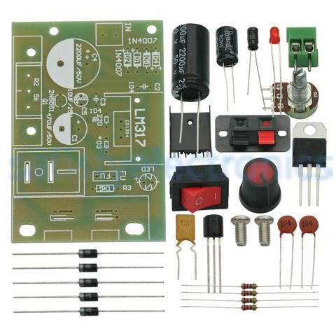 DC 5V-35V LM317 DIY Kit Step-Down Power Supply Module AC/DC Adjustable Voltage Regulator With On/Off Switch ► Photo 1/4