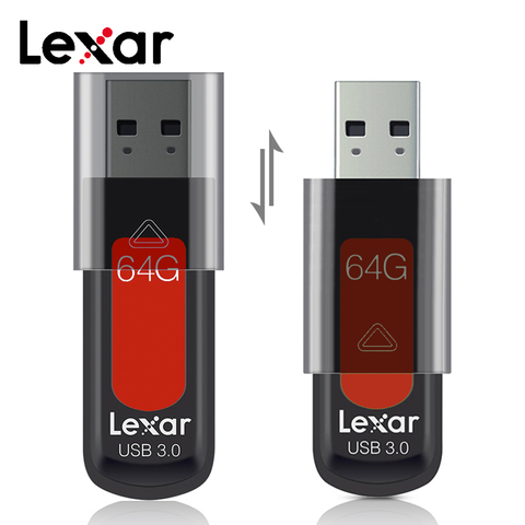Lexar JumpDrive S57 USB 3.0 Flash Drive 32GB 64GB 128GB 256GB Pen Drive Max Read Speed 150M/s Memory Stick Storage Device U Disk ► Photo 1/6
