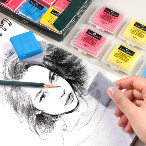 Multicolor Plastic Eraser Soft Art Painting Rubber Pencil Design Sketch Highlight Kneaded Erasers Material Escolar Stationery ► Photo 1/6