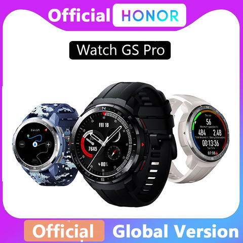 Official Global Version Honor Watch GS Pro Smart Watch SpO2 Heart Rate Monitoring Bluetooth Call 5ATM Sports Watch for Men ► Photo 1/3