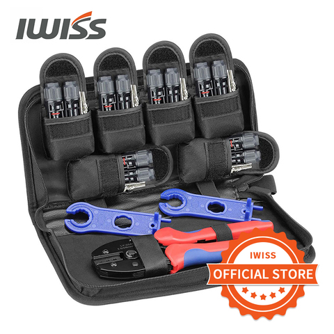 IWISS solar terminal crimp tool set 2546b crimp plier hand tool set kits LY-2546B MC3/4 Solar Connectors Plier press pliers ► Photo 1/6