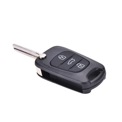 New Remote Folding Key Shell Case 3 Buttons Fob For Hyundai I20 I30 IX35 I35 ► Photo 1/6