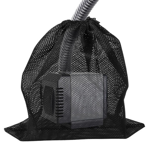 Pump Filter Mesh Bag Filter Black Polyester Large Pump Mesh Bag For Outdoor Pond Biofilter Aquarium Filtration ► Photo 1/2